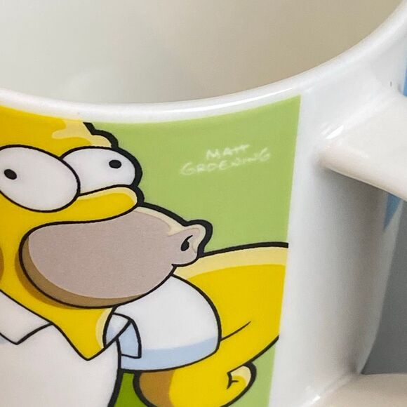 Homer Simpson “The Last Perfect Man” Coffee Cup 2006 - Picture 2 of 6